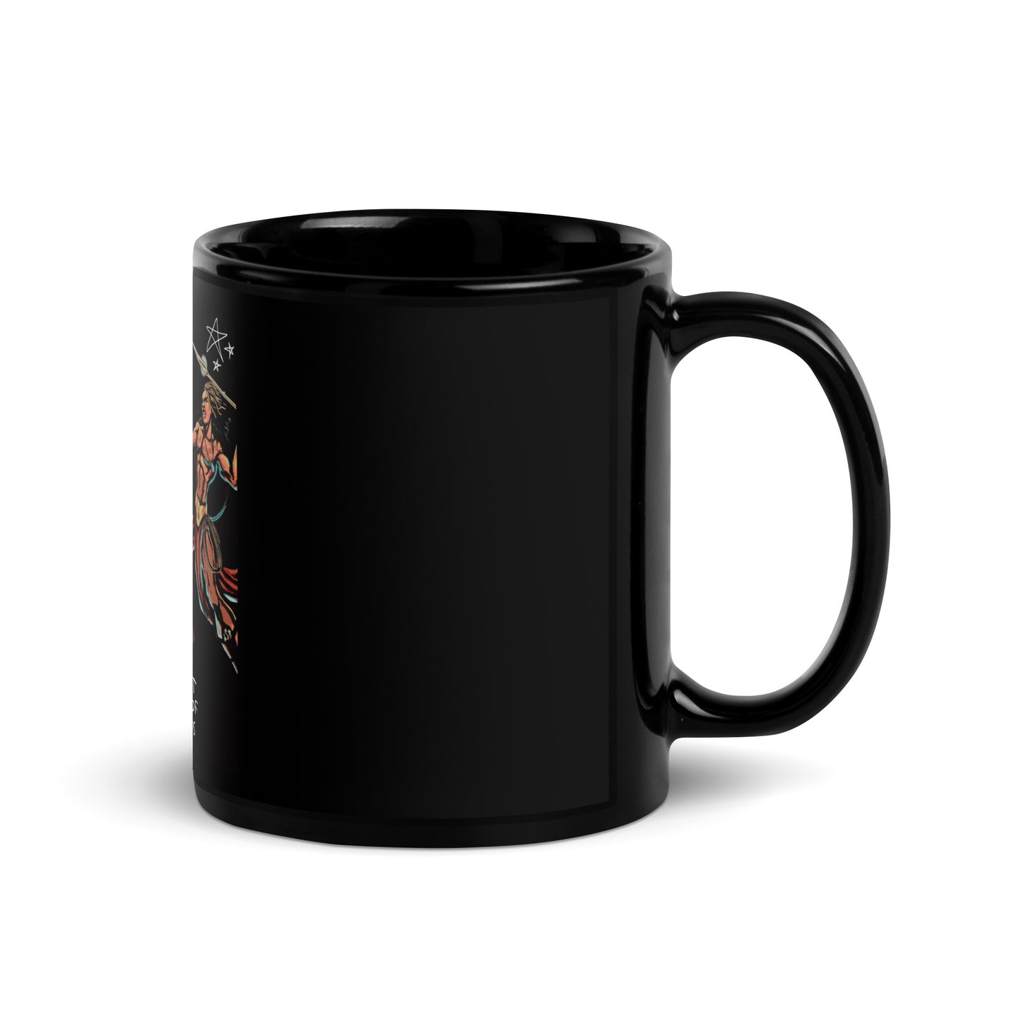 TLPA Jean-Michel Basquiat Inspired Black Glossy Mug - SHOPTLPA.COM