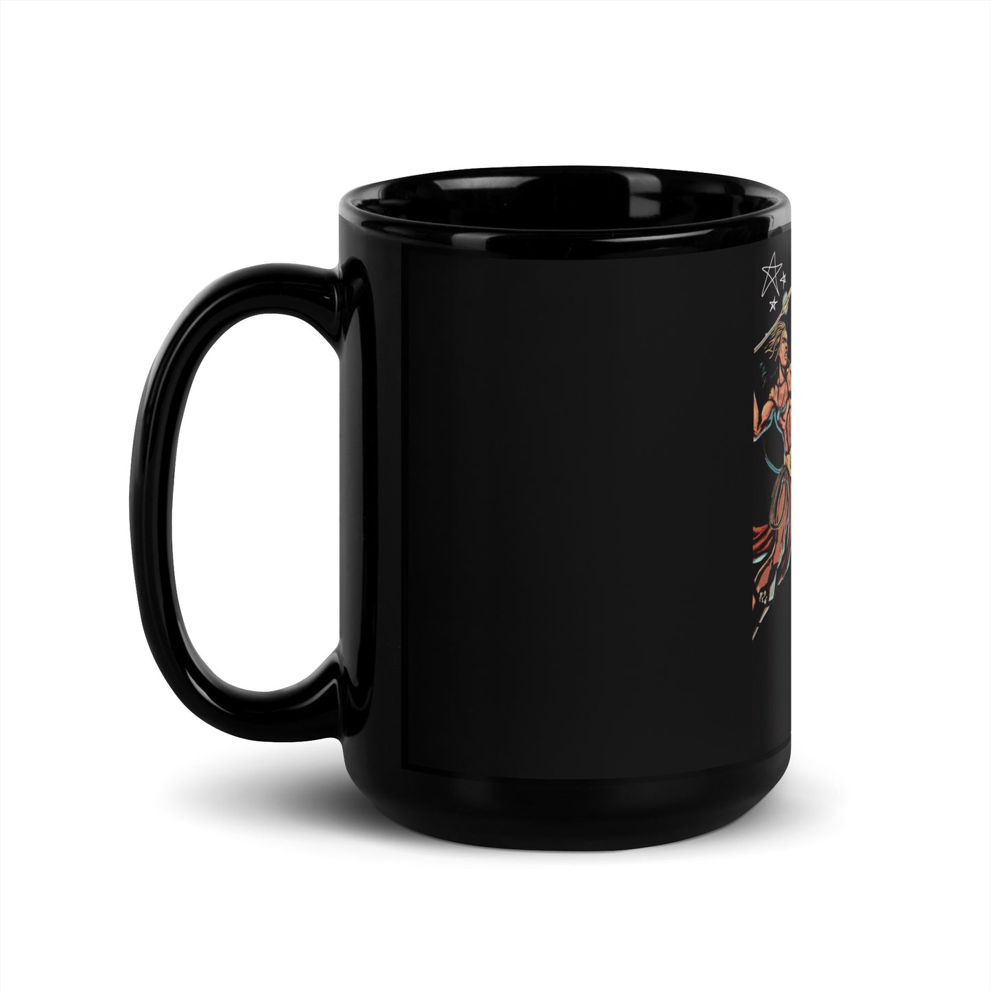 TLPA Jean-Michel Basquiat Inspired Black Glossy Mug - SHOPTLPA.COM