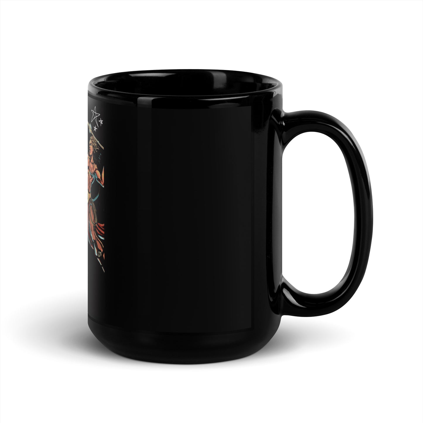 TLPA Jean-Michel Basquiat Inspired Black Glossy Mug - SHOPTLPA.COM