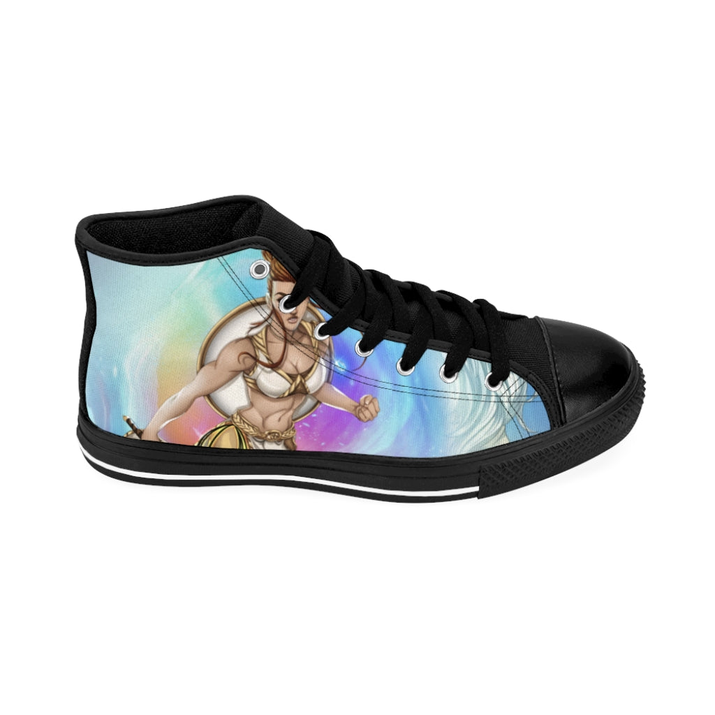 Greek Goddess Athena Men's High-top Sneakers - SHOPTLPA.COM