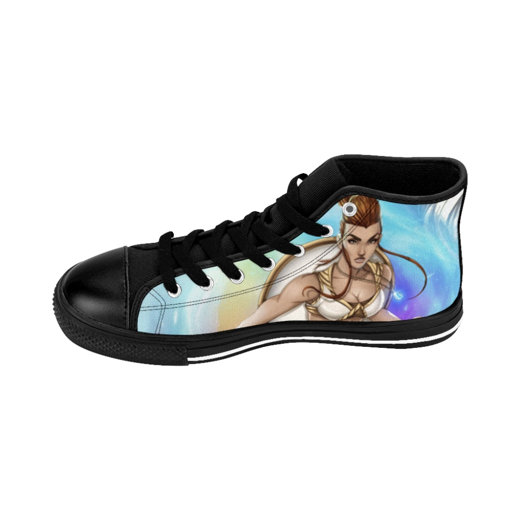 Greek Goddess Athena Men's High-top Sneakers - SHOPTLPA.COM