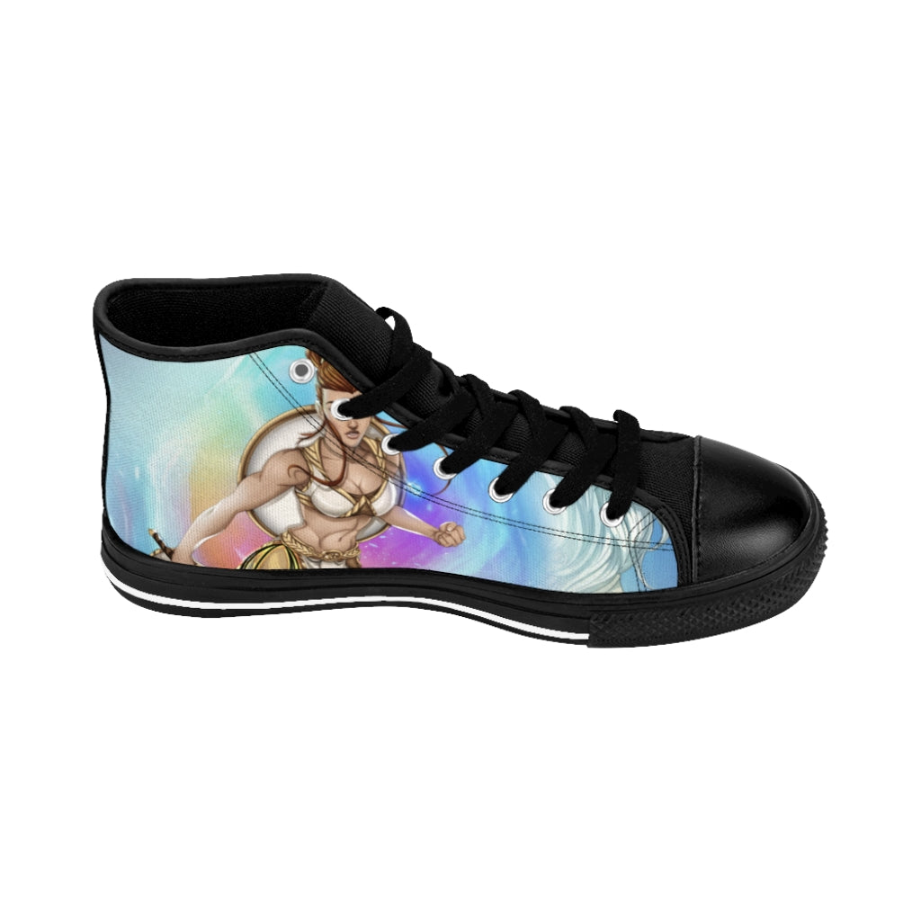 Greek Goddess Athena Men's High-top Sneakers - SHOPTLPA.COM
