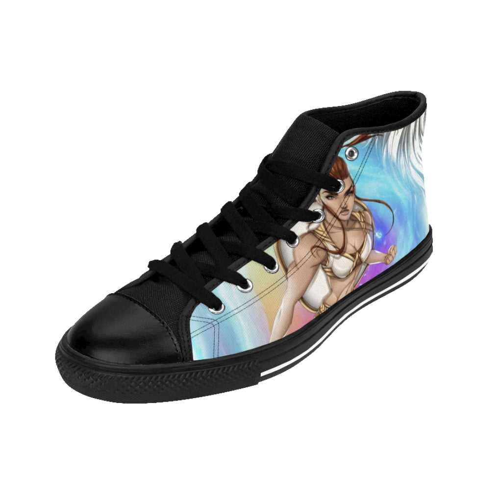 Greek Goddess Athena  Women's High-top Sneakers - SHOPTLPA.COM