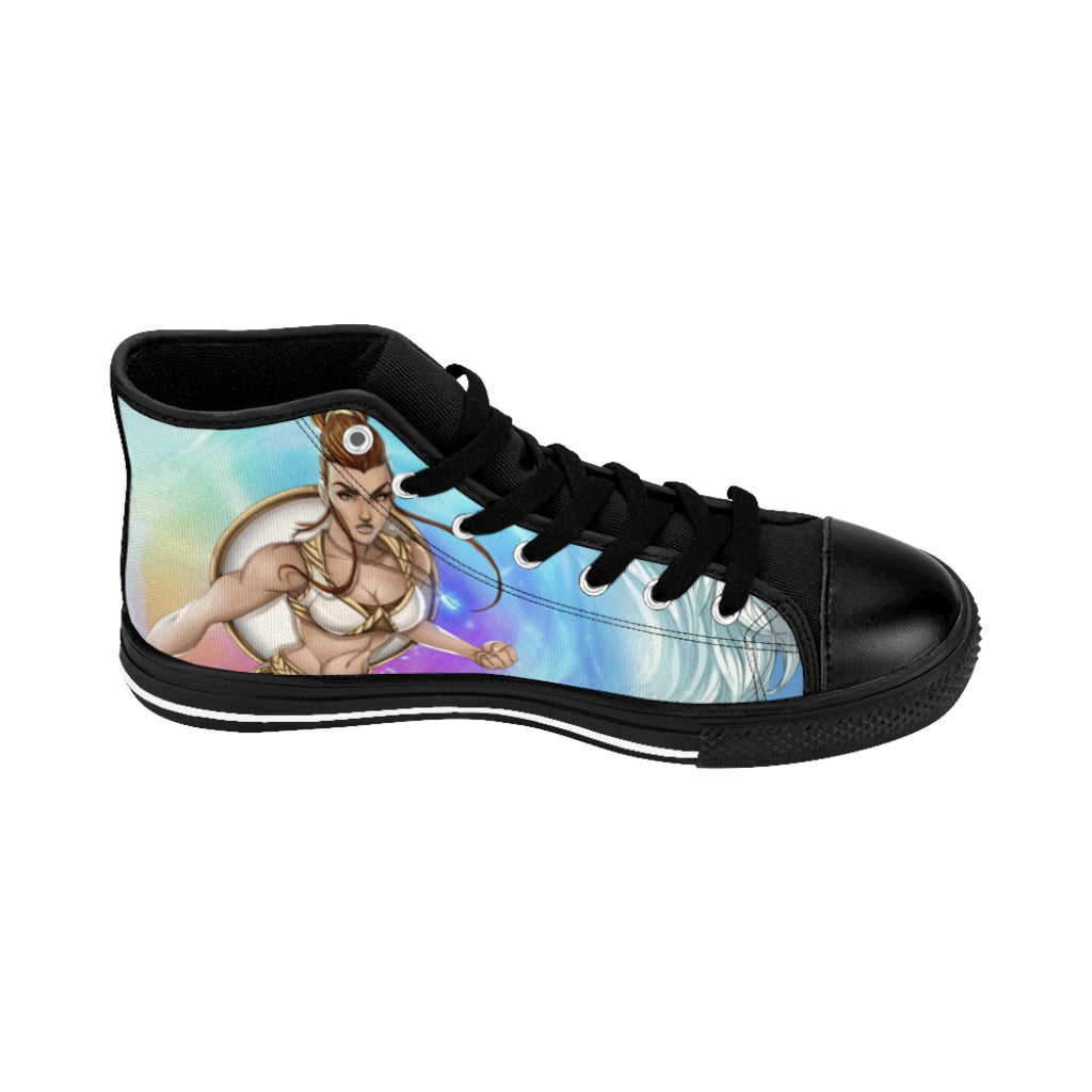 Greek Goddess Athena  Women's High-top Sneakers - SHOPTLPA.COM