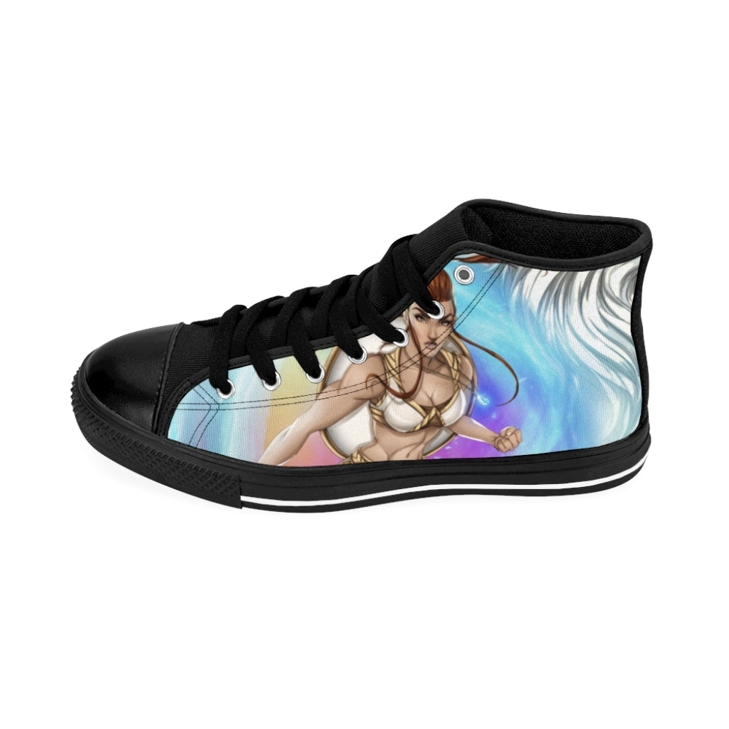 Greek Goddess Athena  Women's High-top Sneakers - SHOPTLPA.COM