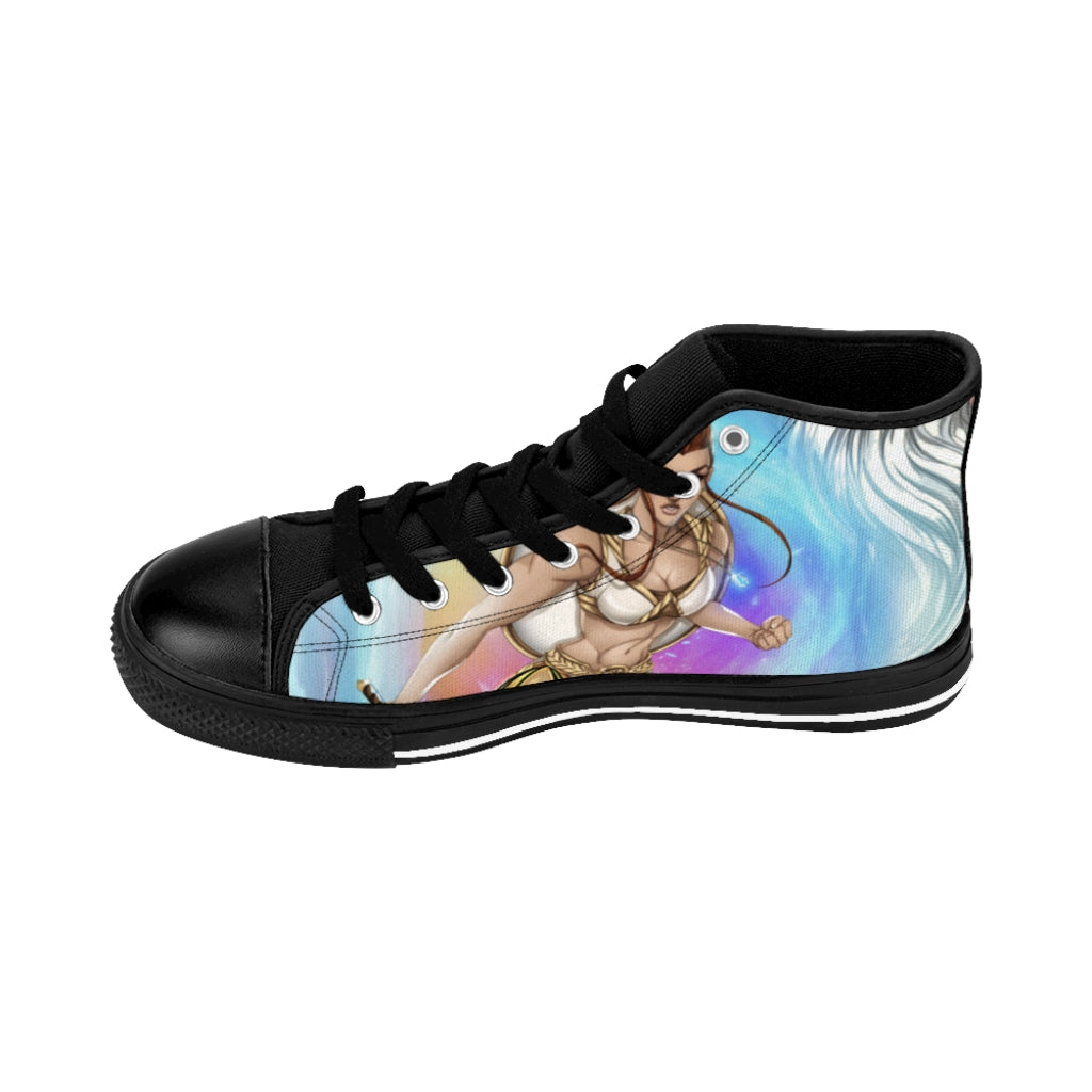 Greek Goddess Athena  Women's High-top Sneakers - SHOPTLPA.COM