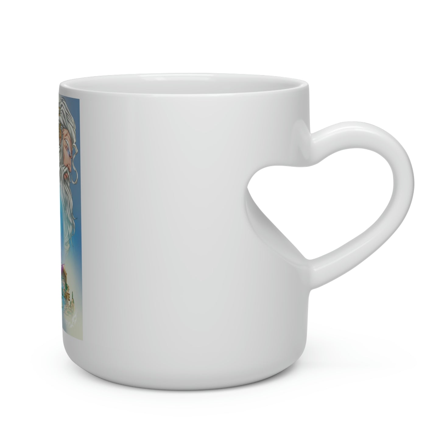 Goddess Athena Heart Shape Mug - SHOPTLPA.COM